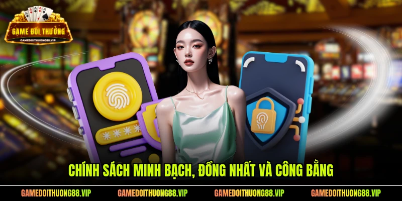 Chính sách minh bạch, đồng nhất và công bằng