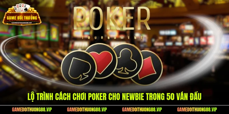 Lộ trình cách chơi Poker cho newbie trong 50 ván đầu