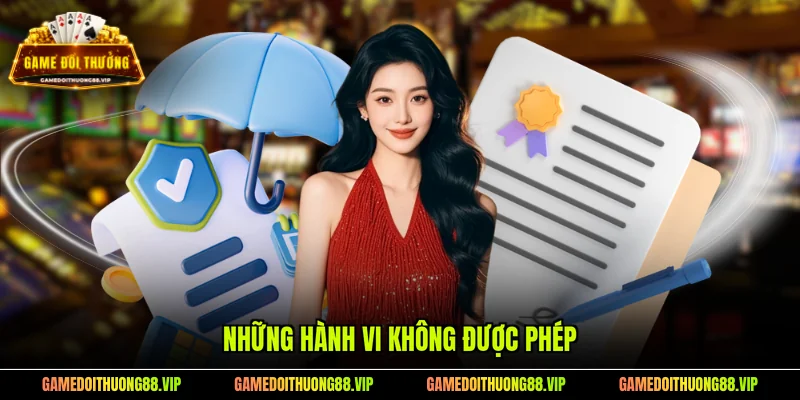 Những hành vi không được phép
